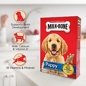 Milk-Bone Original Puppy Biscuit Dog Treats, 16-oz box