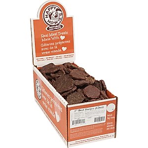 Happy Howie's 2-in Beef Burgers Dog Treats, 126 count