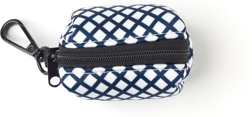 Show full view: Lil Monster Pets Neoprene Dog Poop Bag Holder, Blue Stripe slide 3 of 3