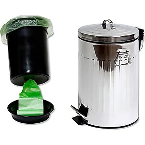 Pet Fit For Life Outdoor Dog Waste Can & Poop Bag Roll, Large