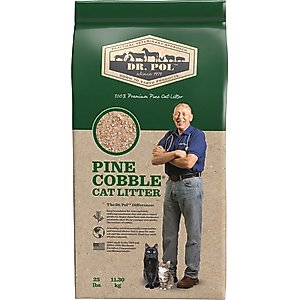 Dr. Pol Pine Cobble Cat Litter, 25-lb bag