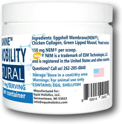 Show full view: Equa Holistics HealthyFlex Canin Chicken Flavored Powder Supplement for Dogs, 1.59-oz slide 4 of 4
