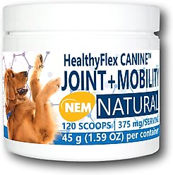 Equa Holistics HealthyFlex Canin Chicken Flavored Powder Supplement for Dogs, 1.59-oz