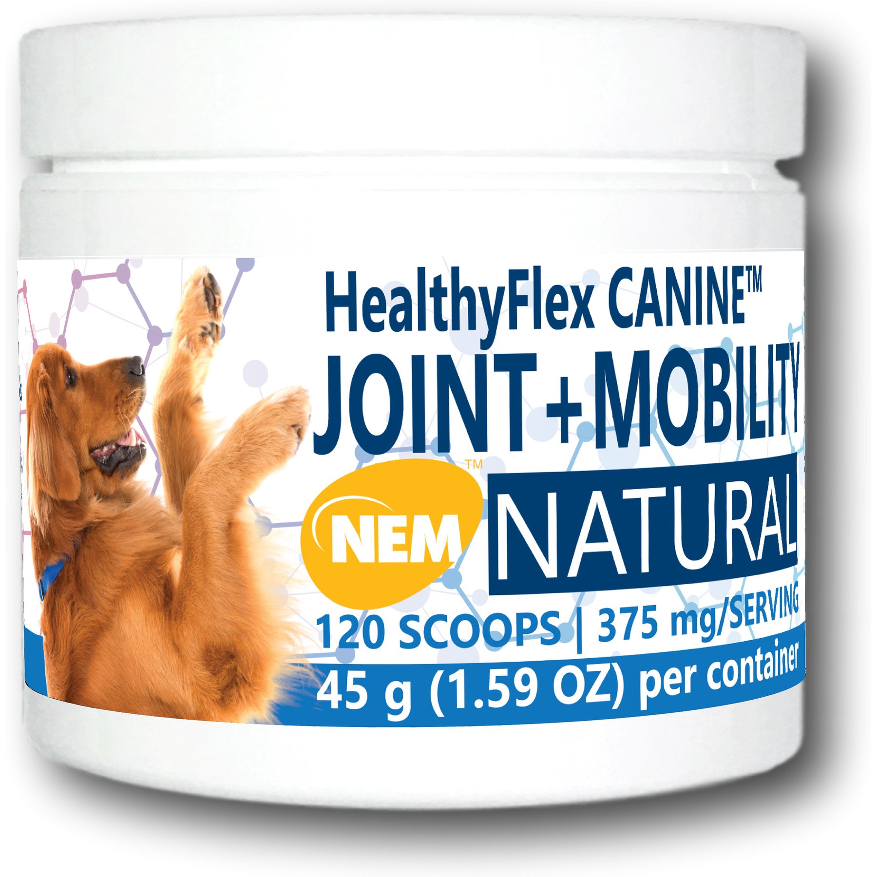 Equa Holistics HealthyFlex Canin Chicken Flavored Powder Supplement for Dogs, 1.59-oz