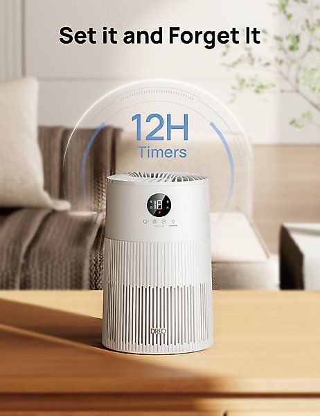 Show full view: Dreo Macro-414 Tabletop Air Purifier slide 5 of 6