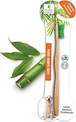 Pure and Natural Pet Bamboo Dog & Cat Toothbrush, Large