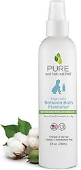 Pure and Natural Pet Dog Cologne, Fresh Cotton, 8-fl oz bottle