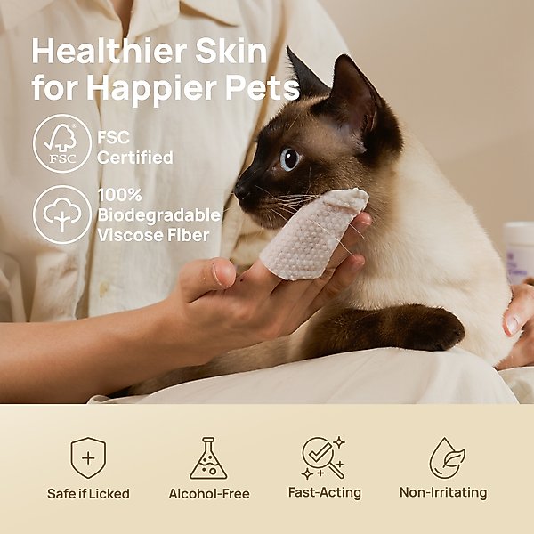 Show full view: HICC PET Itch Relief Dog Grooming Wipes, 100 count slide 4 of 8