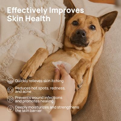 Show full view: HICC PET Itch Relief Dog Grooming Wipes, 100 count slide 2 of 8