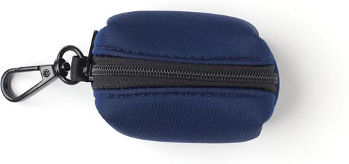 Show full view: Lil Monster Pets Neoprene Dog Poop Bag Holder, Navy slide 3 of 4