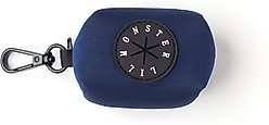 Lil Monster Pets Neoprene Dog Poop Bag Holder, Navy