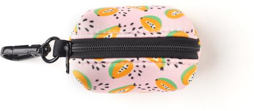 Show full view: Lil Monster Pets Neoprene Dog Poop Bag Holder, Pink Papaya slide 3 of 3