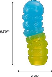 Outward Hound Gummiez Worm 2-in-1 Dental Dog Chew & Treat Dispensing Game Toy, Multicolor slide 2 of 8