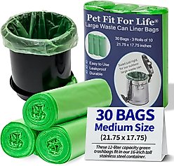 Pet Fit For Life Waste Can Dog Poop Bags, 3 count, Large