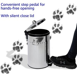 Pet Fit For Life Outdoor Dog Waste Can & Poop Bag Roll, Large