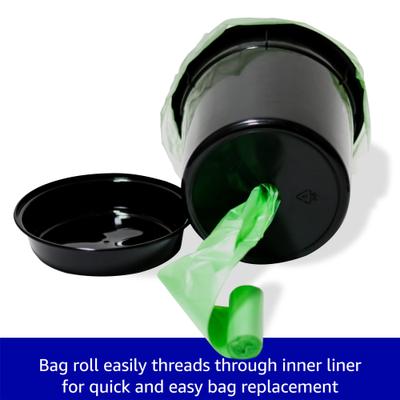 Show full view: Pet Fit For Life Outdoor Dog Waste Can & Poop Bag Roll, Small slide 7 of 8