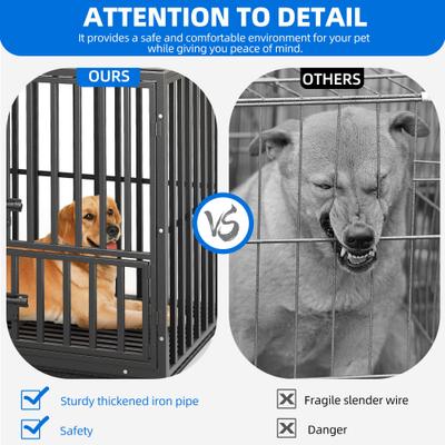 Show full view: Yitahome Heavy Duty Dog Crate, Black, 37 inch slide 4 of 7