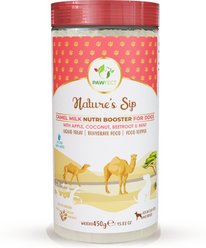 Pawfect Nature's Sip Camel's Milk with Apple, Coconut, Beetroot & Mint Powder Digestive Supplement for Dogs, 10-oz jar