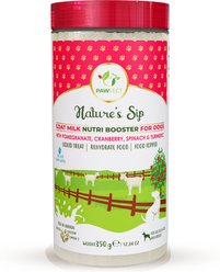 Pawfect Nature's Sip Goat's Milk with Pomegranate & Cranberry Powder Immune Supplement for Dogs, 10-oz jar