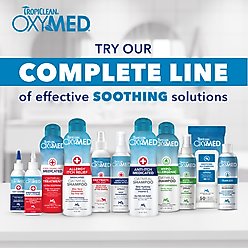 TropiClean OxyMed Enzymatic Dog & Cat Paw Odor & Itch Spray, 8-fl oz bottle slide 2 of 6