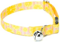 Country Brook Petz Pink Lemonade Cat Collar, 8 to 12-in neck, 1/2-in wide slide 2 of 8