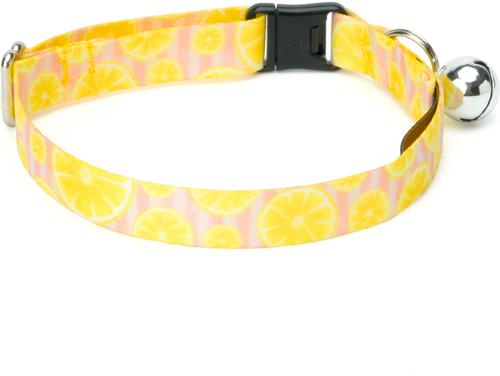 Show full view: Country Brook Petz Pink Lemonade Cat Collar, 8 to 12-in neck, 1/2-in wide slide 6 of 8