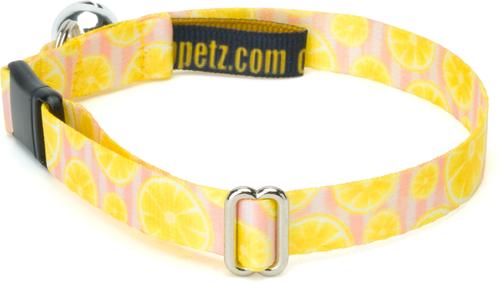 Show full view: Country Brook Petz Pink Lemonade Cat Collar, 8 to 12-in neck, 1/2-in wide slide 5 of 8