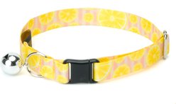 Country Brook Petz Pink Lemonade Cat Collar, 8 to 12-in neck, 1/2-in wide