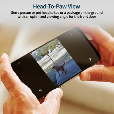 Show full view: Arlo Video Doorbell Pet Camera, 2nd Generation, Wire-Free/Wired slide 4 of 12