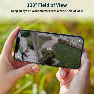 Show full view: Arlo Essential Outdoor Pet Camera 2K, 2nd Generation, White slide 7 of 12