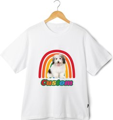 Allisandro Personalized Ultra-Soft Unisex Vintage T-Shirt, White, Small