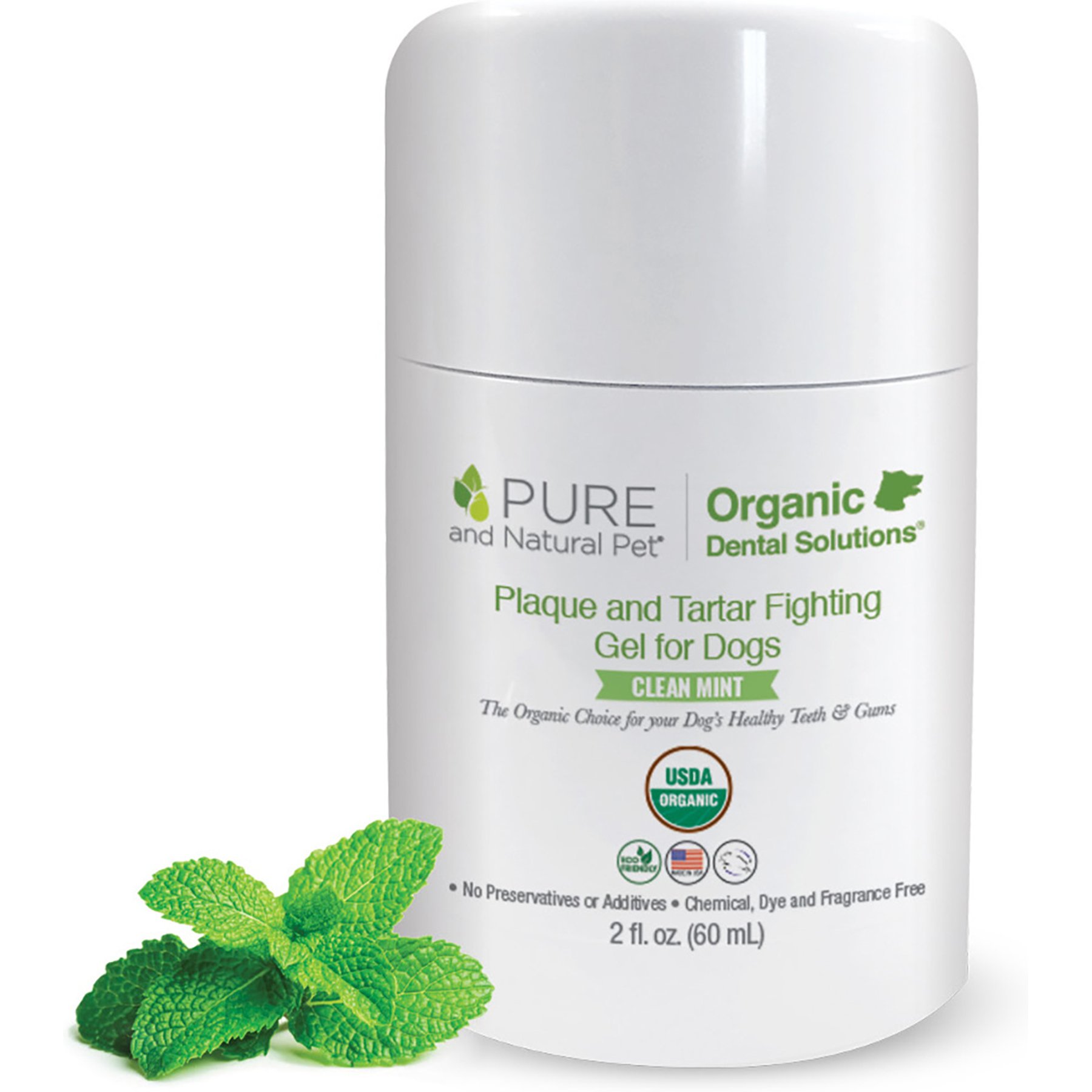 Pure and Natural Pet Dog Plaque & Tartar Fighting Gel, 2-fl oz bottle