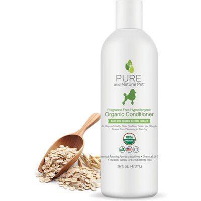 Pure and Natural Pet Pure and Natural Pet Fragrance Free Hypoallergenic Organic Dog Conditioner, 16-fl oz bottle