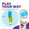 Show in main carousel: Outward Hound Gummiez Worm 2-in-1 Dental Dog Chew & Treat Dispensing Game Toy, Multicolor slide 4 of 10