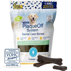 ProDen PlaqueOff System Mint Fusion Flavor Dog Dental Treats, 17-oz bag