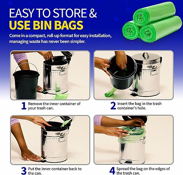 Show full view: Pet Fit For Life Waste Can Dog Poop Bags, 3 count, Large slide 4 of 6