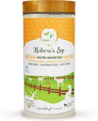 Pawfect Nature's Sip Goat's Milk with Pumpkin, Pumpkin Seeds, Apple & Cinnamon Powder Digestive Supplement for Dogs, 10-oz jar