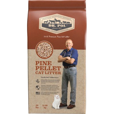 Dr. Pol Dr. Pol Pine Pellet Cat Litter, 25-lb bag