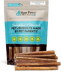 Raw Paws 6-inch Standard Bully Sticks Dog Treats, 10 count