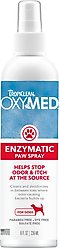 TropiClean OxyMed Enzymatic Dog & Cat Paw Odor & Itch Spray, 8-fl oz bottle