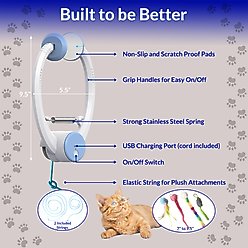 Pet Fit For Life Door Hanging Rope Toy, White, Medium slide 2 of 5