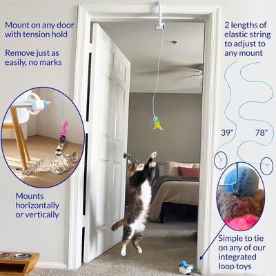 Show full view: Pet Fit For Life Door Hanging Rope Toy, White, Medium slide 3 of 7