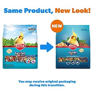 Kaytee Forti-Diet Pro Health Cockatiel Food, 5-lb bag