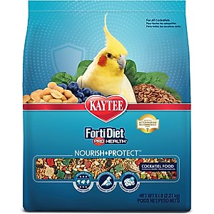 Kaytee Forti-Diet Pro Health Cockatiel Food, 5-lb bag