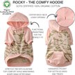 Show in main carousel: Pet Passion Rocky Comfy Dog Hoodie, Pink Half Camo, Xx-Small slide 3 of 5