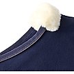 Show in main carousel: Pet Passion Preston Polar Fleece Dog Coat, Navy, Medium slide 3 of 5