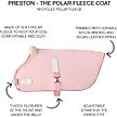 Show in main carousel: Pet Passion Preston Polar Fleece Dog Coat, Pink, Medium slide 2 of 5