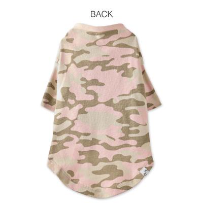 Show full view: Pet Passion Toby Perfect Tee Dog Shirt, Pink Camo, X-Small, 3 count slide 3 of 8