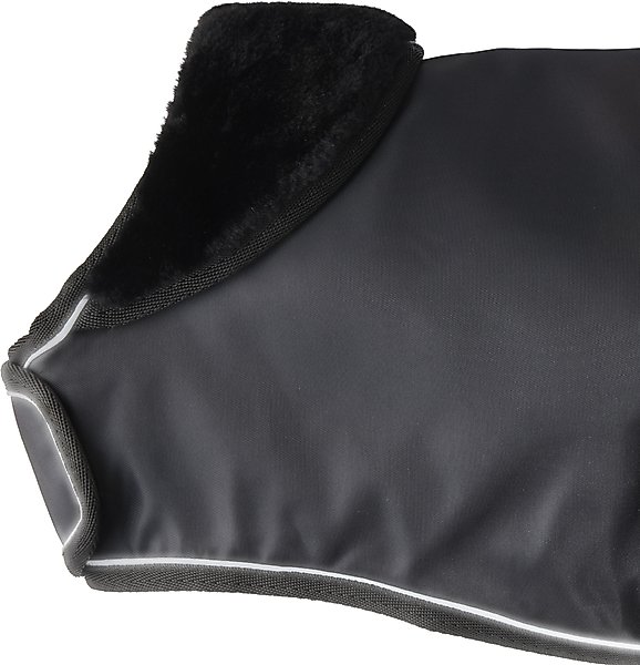Show full view: Pet Passion Breeze Windbreaker Dog Coat, Black, Xx-Large slide 3 of 6