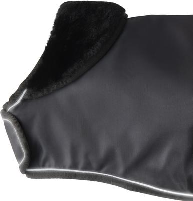Show full view: Pet Passion Breeze Windbreaker Dog Coat, Black, Xx-Large slide 3 of 7